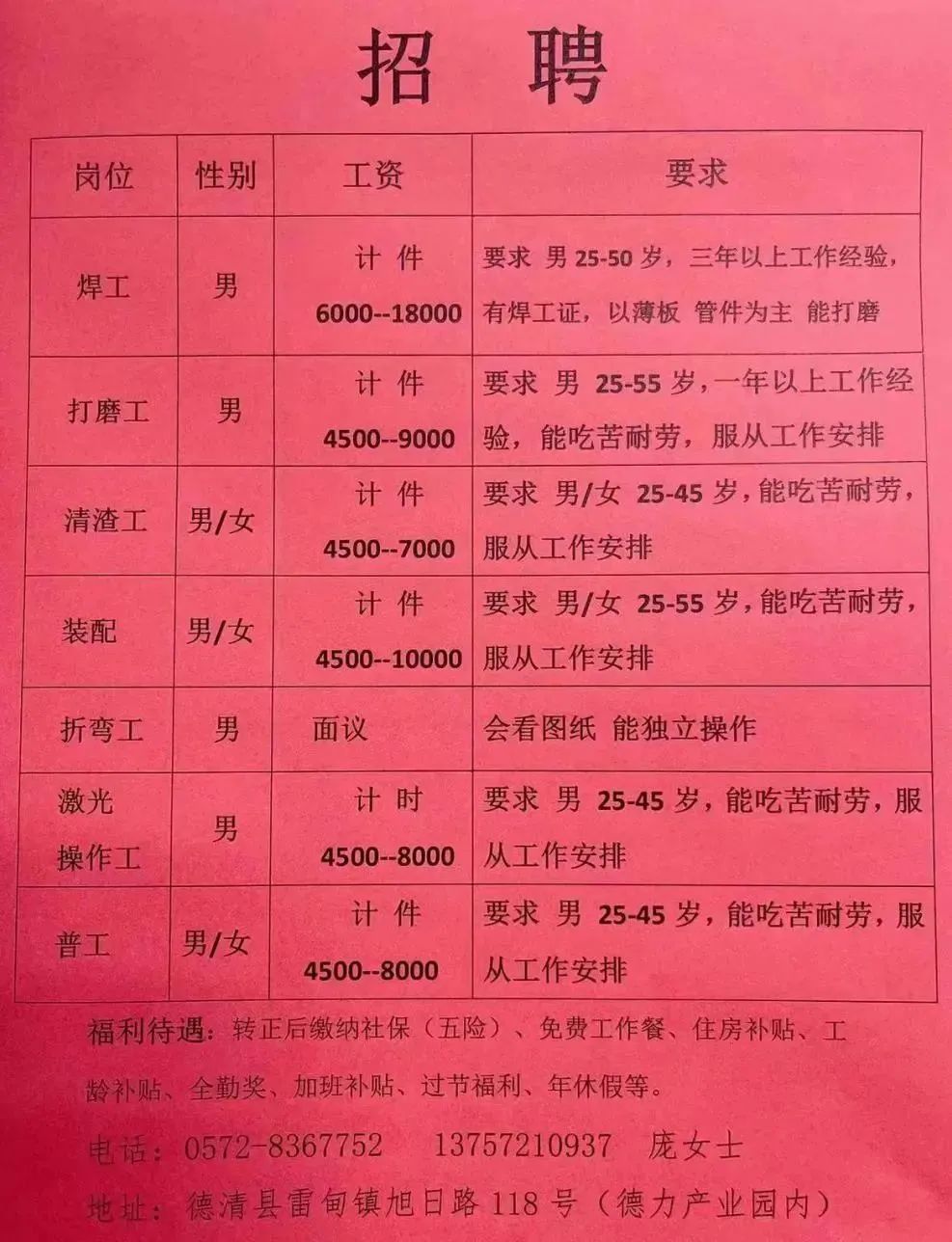 板仓村委会最新招聘信息汇总